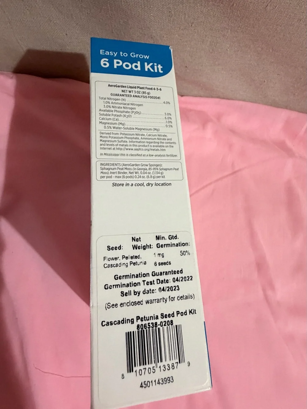 Cascading Petunia Seed Pod Kit - Pink